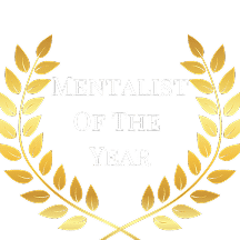 Gold laurel wreath with the text "Mentalist of the Year" in the center.